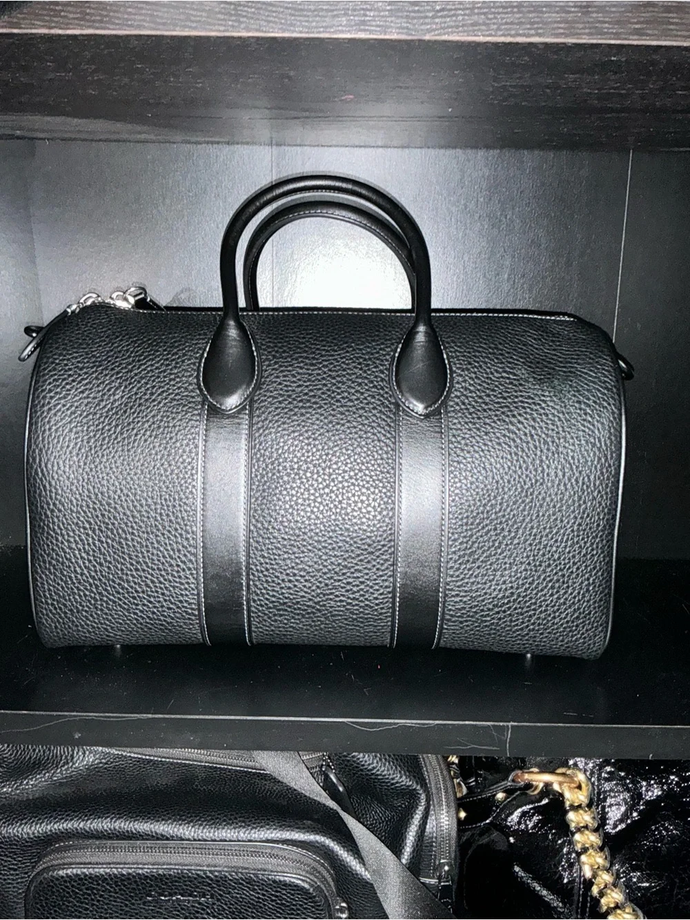 Coach pebbled leather